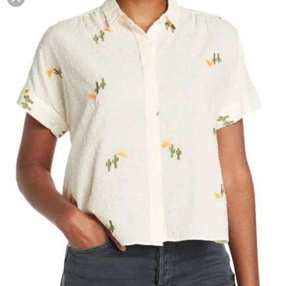 Madewell Embroidered Cactus Hilltop 